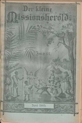 Nr. 6. Fünfter Jahrgang. Juni 1905.