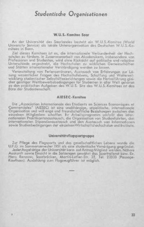 Studentische Organisationen