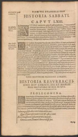 Historia Sabbati.