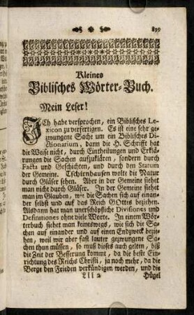 899-1045, Kleines Biblisches Wörter-Buch.
