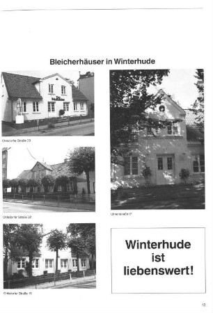 Bleicherhäuser in Winterhude