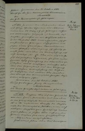 Gesuch des Studierenden Lohmann zur Zulassung zum Examen.
