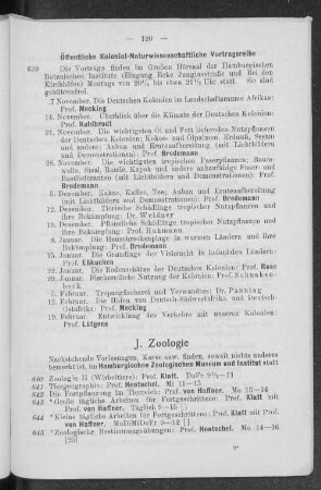 J. Zoologie