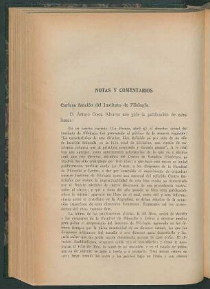 Curiosa función del Instiituto de Filología