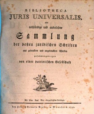 Collectionis notabiliorum decisionum Supremi Tribunalis Appellationum Hasso-Cassellani. 2. 1790