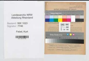 Entnazifizierung Kurt Febel , geb. 03.09.1900 (Bauingenieur)