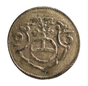 Münze, Pfennig, 1593