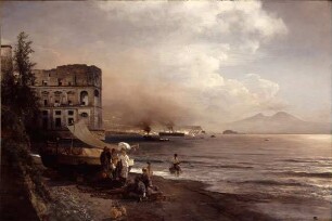 Der Golf von Neapel mit dem Palast der Donna Giovanna