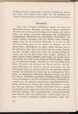 Ebenholz.