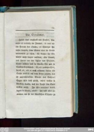 Der Exorzismus.