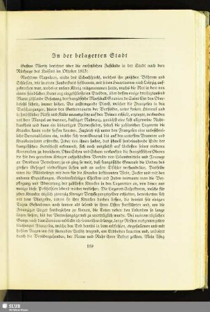 In der belagerten Stadt