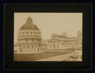 Dom und Baptisterium, Pisa: Ansicht Dom, Baptisterium und Campanile