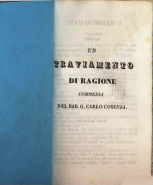 Un traviamento di ragione