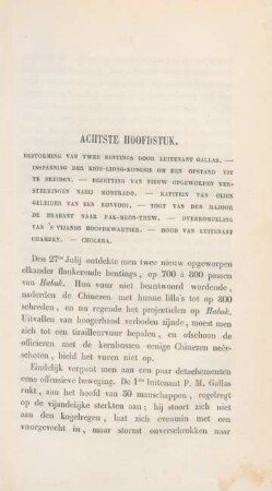 Achtste hoofdstuk. Bestorming van twee bentings door Luitenant Gallas. - Inspanning ...