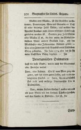 6. Vom Venetianischen Dalmatien