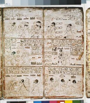 Codexteil Av, fol. 20 und 21, Ritual- und Weissagungskalender (Prognosen über Verlauf von Krankheit, Schwangerschaft und Geburt)
