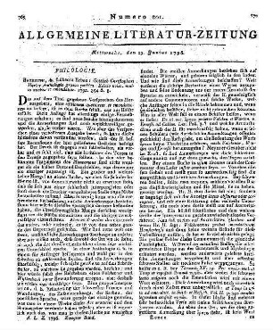Vollbeding, J. C.: Handwoerterbuch zum Behuf einer geschickten Verbindung deutscher Woerter und Redeformen, wodurch sie Schoenheit, Schmuck, Anmuth und Nachdruck erlangen. Nebst erl. grammatisch-kritischen, meist philosophischen u. ästhetischen Anm. Berlin: Himburg 1795