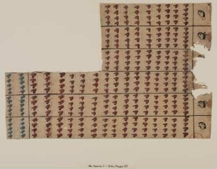 Humboldt-Fragment XV: Lieferungsliste von Truthühnern (Zentralmexiko, 16. Jh.)