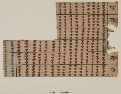 Humboldt-Fragment XV: Lieferungsliste von Truthühnern (Zentralmexiko, 16. Jh.)