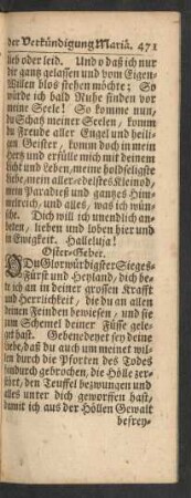 Oster-Gebet.