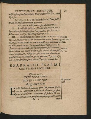 Enarratio Psalmi Centesimi Secundi.