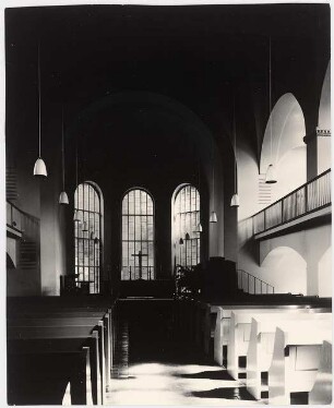 Johannesstift Berlin-Spandau Umbau Stiftskirche: Orgelempore nach dem Umbau