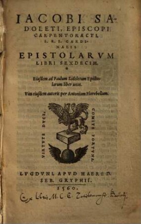 Epistolarum libri sexdecim