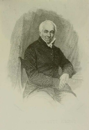 Bildnis Ernst Moritz Arndts : Bildnis Ernst Moritz Arndts (1768-1860). Kupferstich von Robert Trossin (1820-1896). Verwalter, Dresden, Körner-Museum
