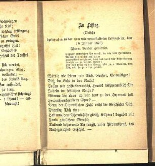 An Lessing.