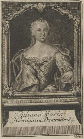 Bildnis der Juliana Maria, Königin von Dänemark
