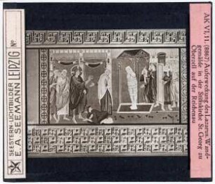 Reichenau: Oberzell, Stiftskirche St. Georg, Auferweckung des Lazarus (AK VI, 11, Nr. 8867)