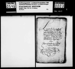 Landrechnung Virneburg über Kontributionen und Kriegsgelder