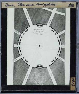 Paris, Place de la Concorde : Plan