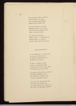 Der Blumenelf / [Stefan George]