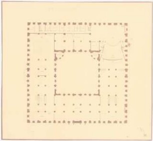 Zeughaus, Berlin Wiederaufbau: Grundriss Obergeschoss 1:200