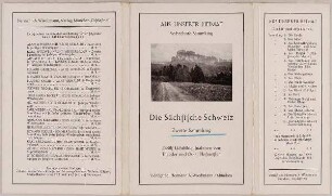 "Die Sächsische Schweiz. Zweite Sammlung" aus der Reihe "Aus unserer Heimat"