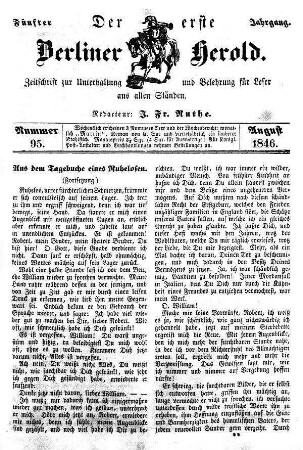 Nummer 95, August 1846