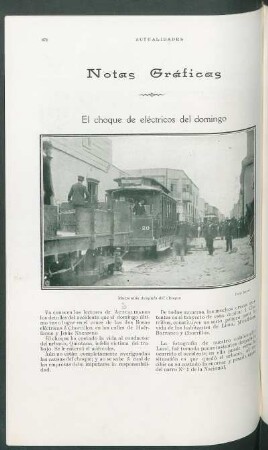 El choque de eléctricos del domingo
