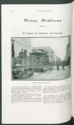El choque de eléctricos del domingo