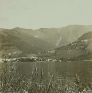 Österreich, Salzburger Schieferalpen. Schnittenhöhe (1968 m) mit Zell am See über den Zeller See