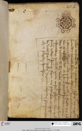 Lat. Notariatsinstrument (Ende 14. Jh.)