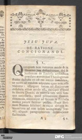 De Ratione Concionandi.