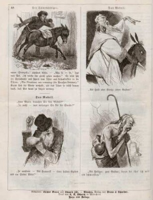 "Der Thierbändiger" "Das Modell"