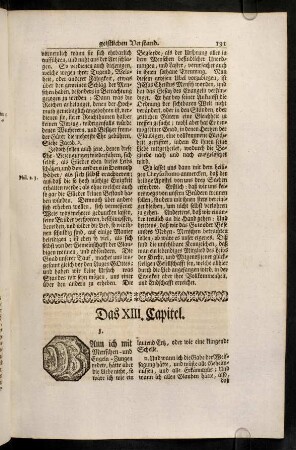 191-201, Das XIII. Capitel