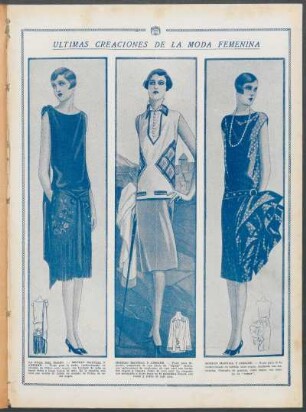 Últimas creaciones de la moda femenina