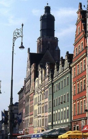 Breslau - Häuser am Markt : Häuser am Markt. Aufgenommen in Breslau 2001