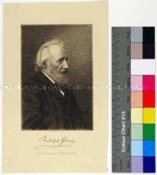 Porträt des deutschen Schriftstellers und Theaterhistorikers Rudolph Genée