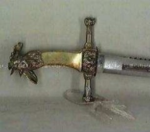 Säbel für Zimmerleute der Infanterie, Frankreich, Form um 1810/12, mit Scheide