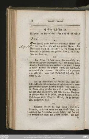 Erster Abschnitt. Allgemeine Grundbegriffe und Grundsätze.