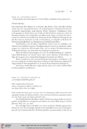 Lebendiger Geist:Wie geht es?